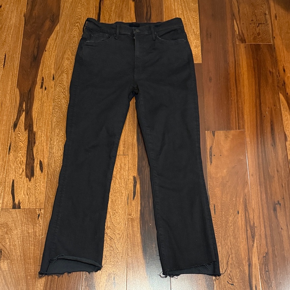 MOTHER Insider crop Step fray — sz 30